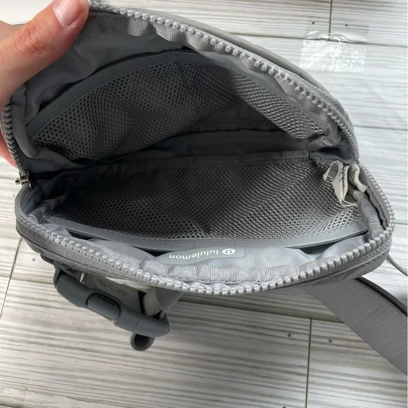 lululemon athletica Gray Belt Bag Sleek Minimalist Design - Picture 5 of 9
